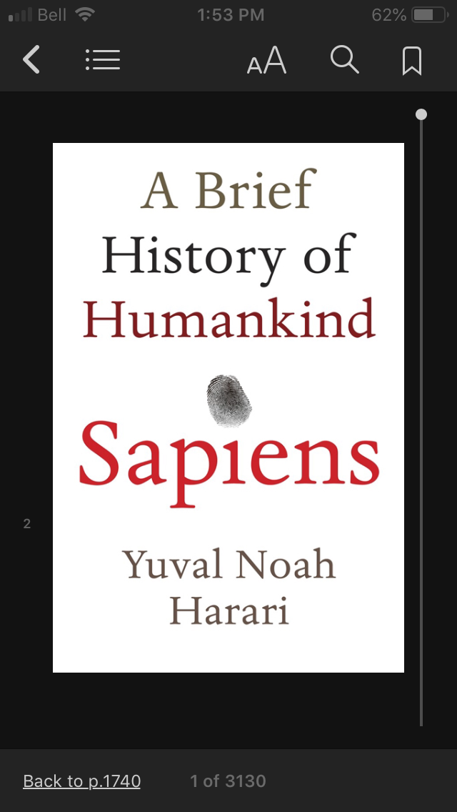 Book Review: Sapiens by Yuval Noah Harari